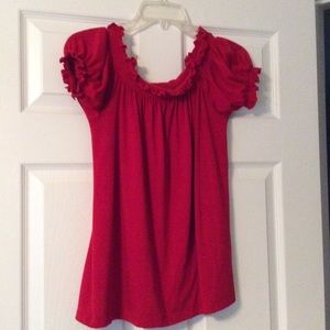 Aqua Top from Bloomingdales On or off shoulders